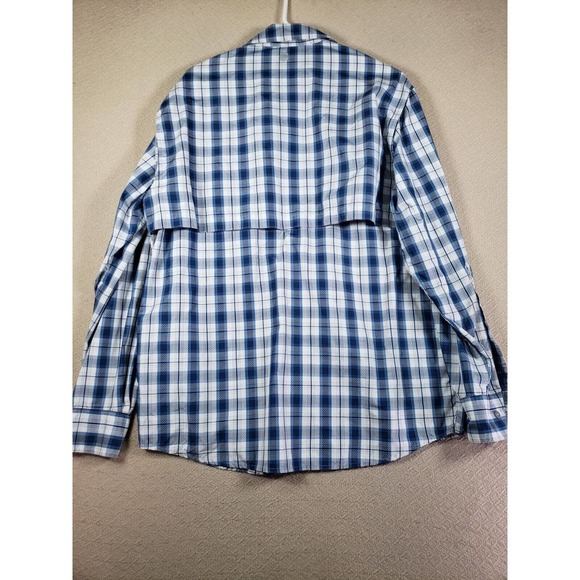 Field & Stream Shirt Mens Medium Multicolor Plaid Long Sleeve Button Up Collared - Picture 8 of 9